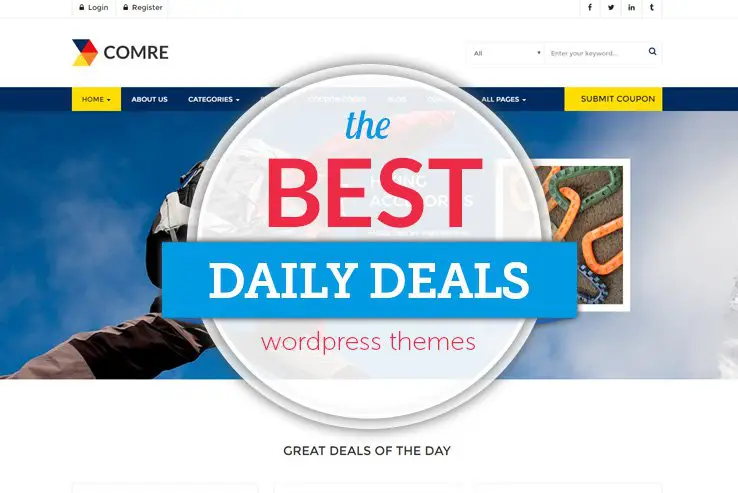 daily deals wordpress theme