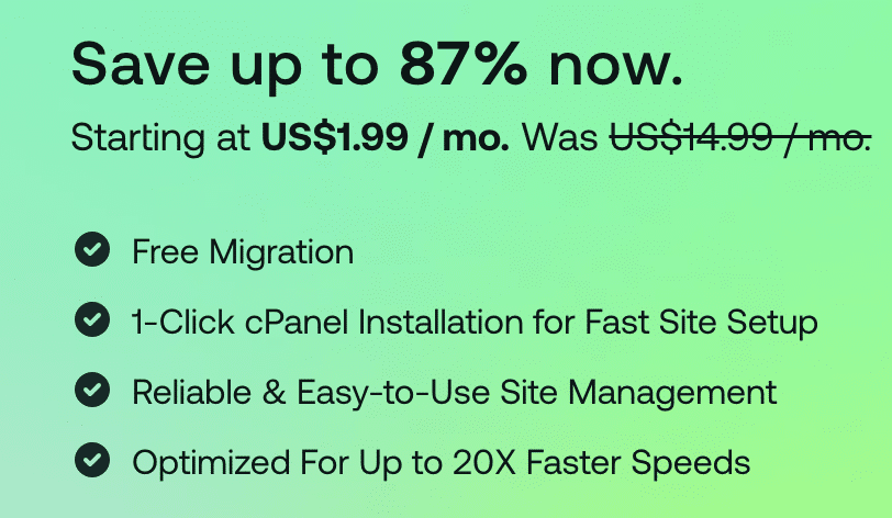 [87% OFF] A2 Hosting Coupon Code August 2025: Exclusive Deals