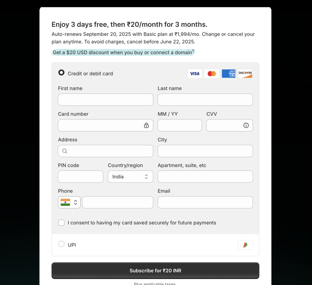 Shopify Coupon & Exclusive Discounts 2025 [25% OFF]