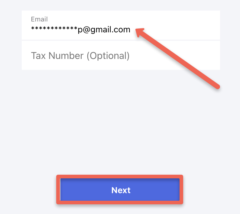 Enter your email id