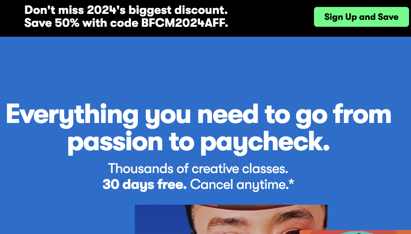 Skillshare discount code: BFCM2024AFF