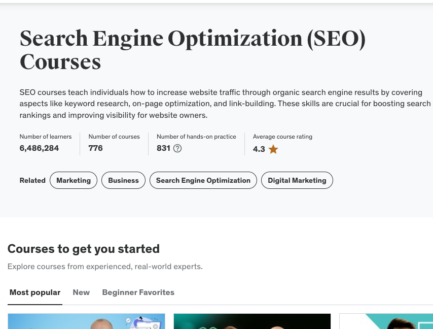 SEO courses: Best SEO Course in Udemy (Paid)