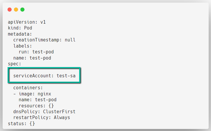 modified manifest