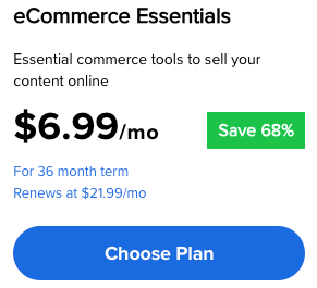 Get 68% discount on Bluehost Web Hosting eCommerce Essentials