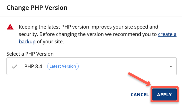 Click apply button