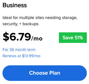 Get 51% discount on Bluehost Web Hosting Business Plan
