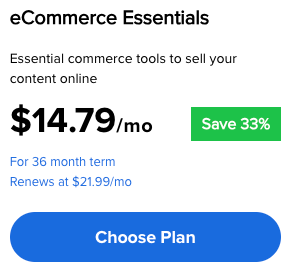 Get 33% discount on Bluehost eCommerce Essentials