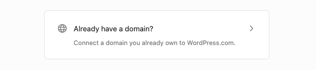Configure the existing domain
