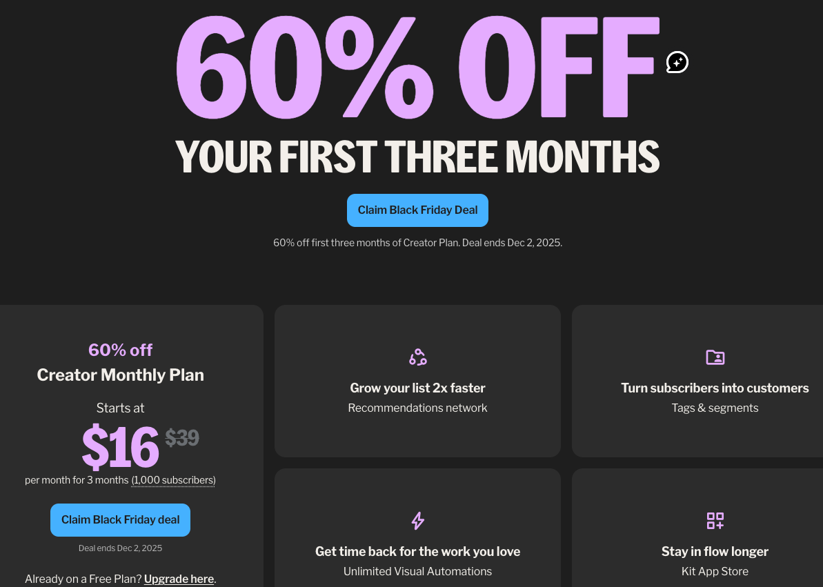 Kit Black Friday deal