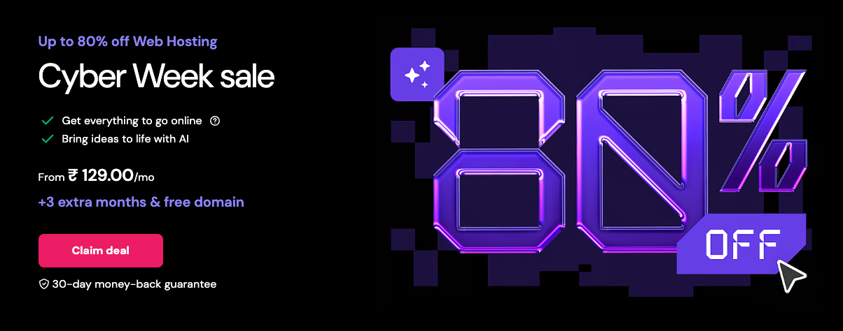 Hostinger Coupon Codes Dec 2025: 83% OFF + Free Domain