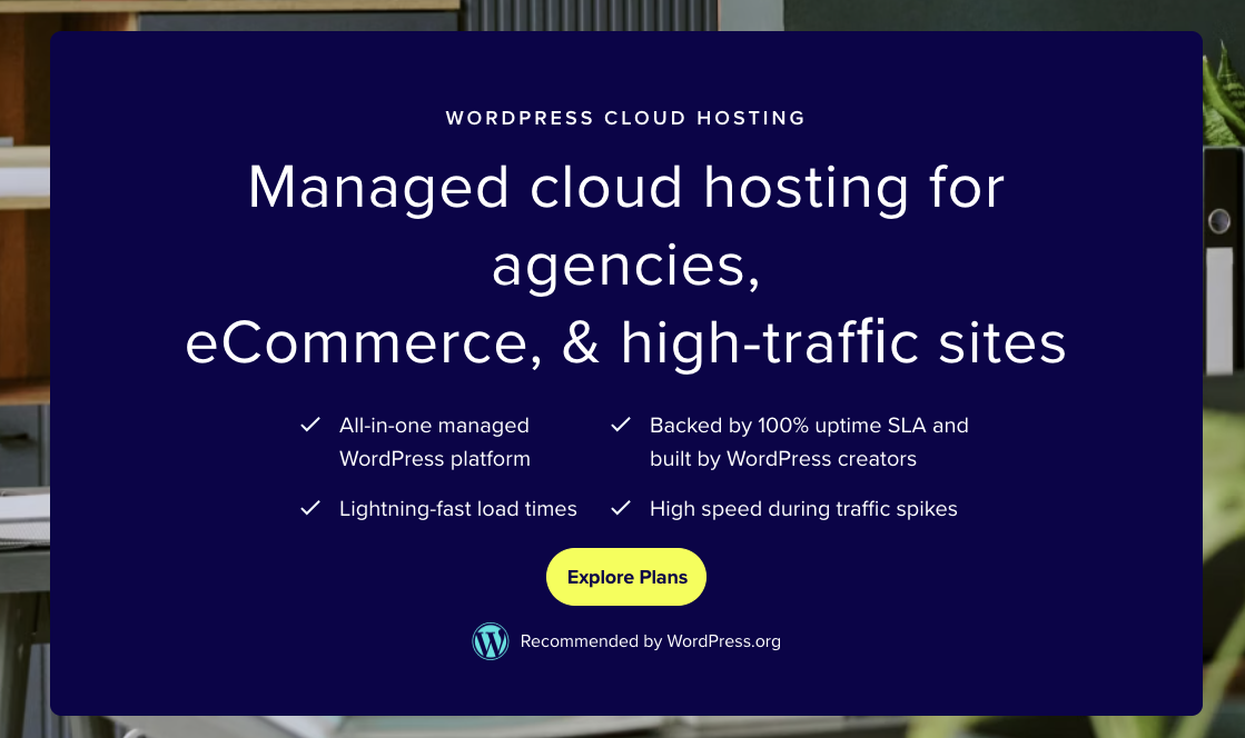 Bluehost WordPress Cloud Hosting
