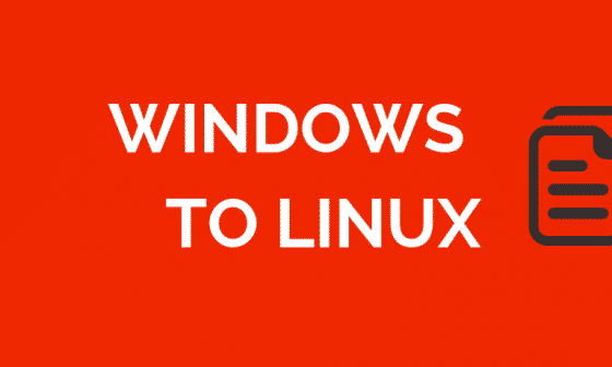 Copy files from windows to linux
