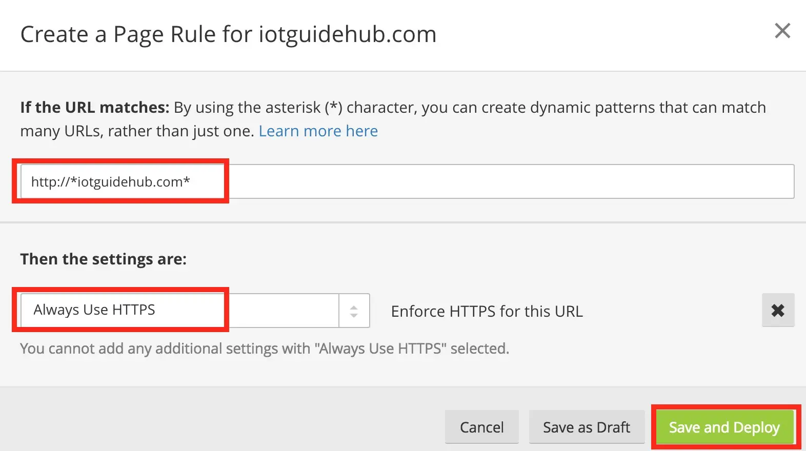 wordpress cloudflare https to https page rule