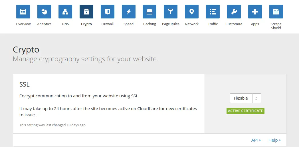 cloudflare wordpress flexible ssl