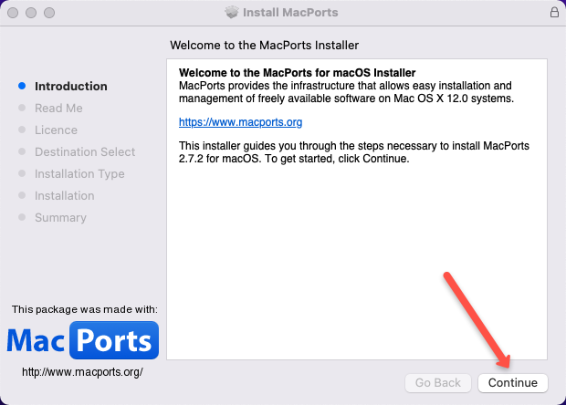 MACports installation for Putty