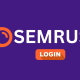 Semrush login