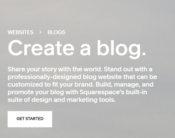 Squarespace review: create a template for blogging website page