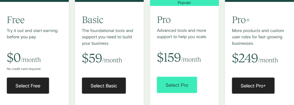 Teachble review: Monthly pricing and plans of Teachable