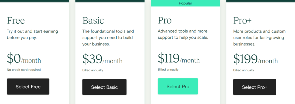 Teachble review: yearly pricing and plans of Teachable